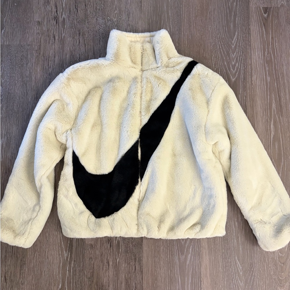 Nike Faux Fur Coat